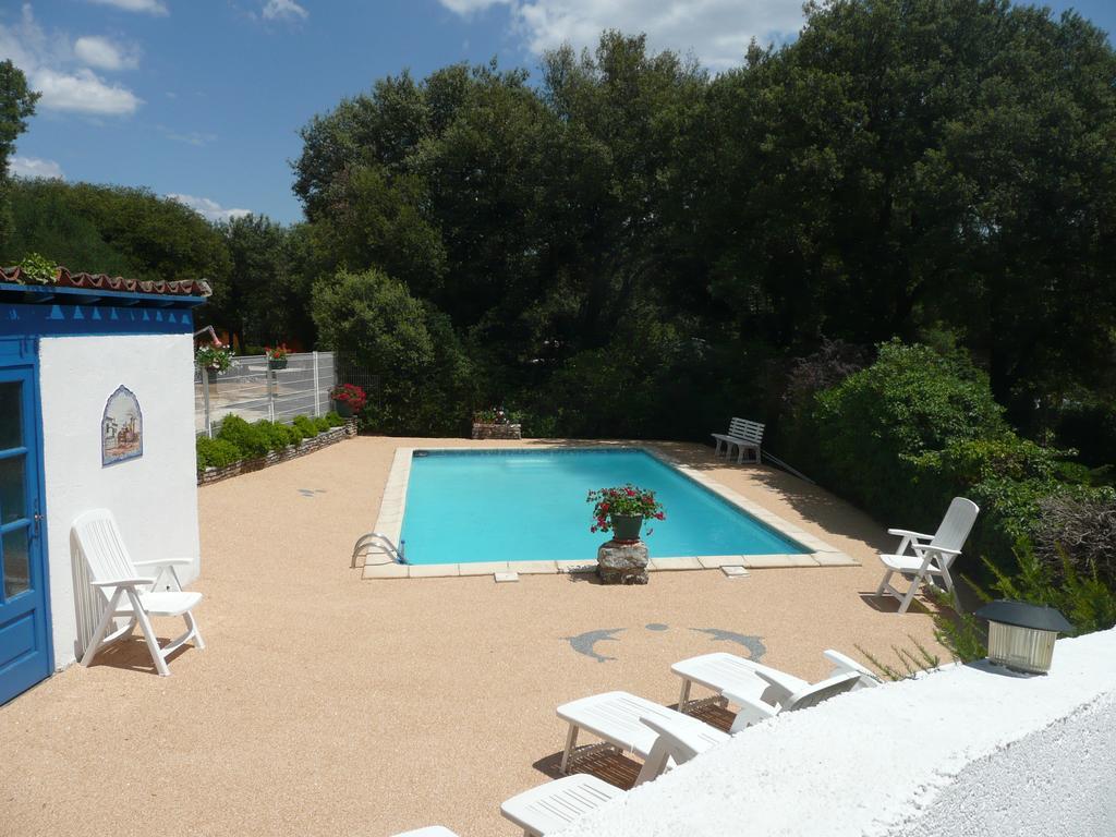 Gites De Plos Appart Chalet Piscine Spa Андюз Екстер'єр фото