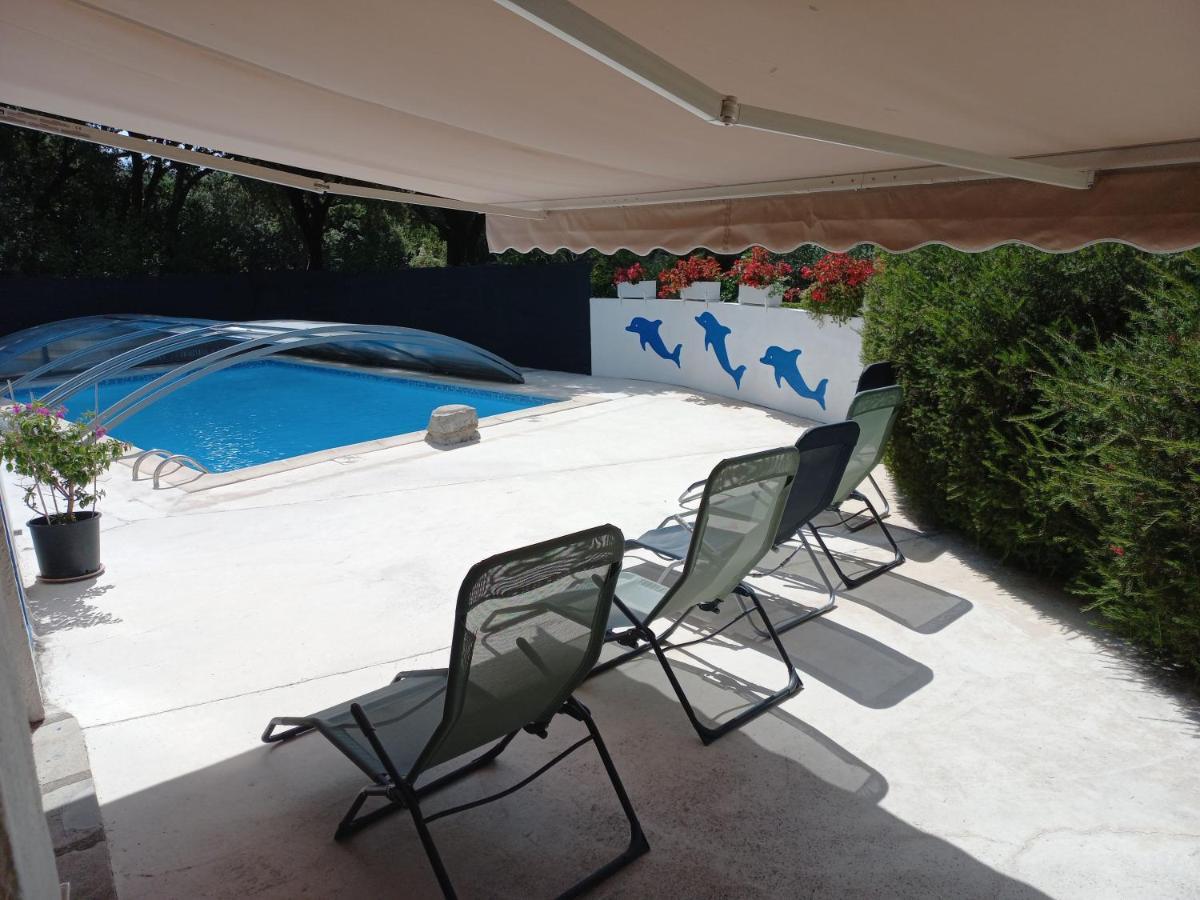 Gites De Plos Appart Chalet Piscine Spa Андюз Екстер'єр фото