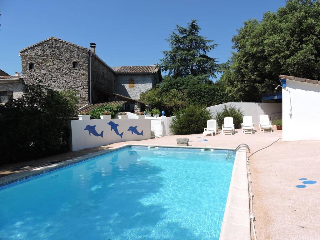 Gites De Plos Appart Chalet Piscine Spa Андюз Екстер'єр фото